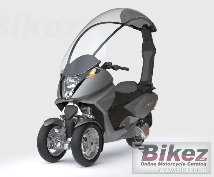 Big Vectrix electric 3-wheeler picture and wallpaper from Bikez.com